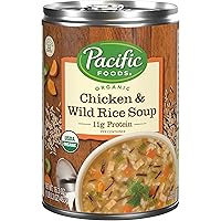Pacific Foods Organic Wild Rice Chicken Soup, 16.3 Oz Can