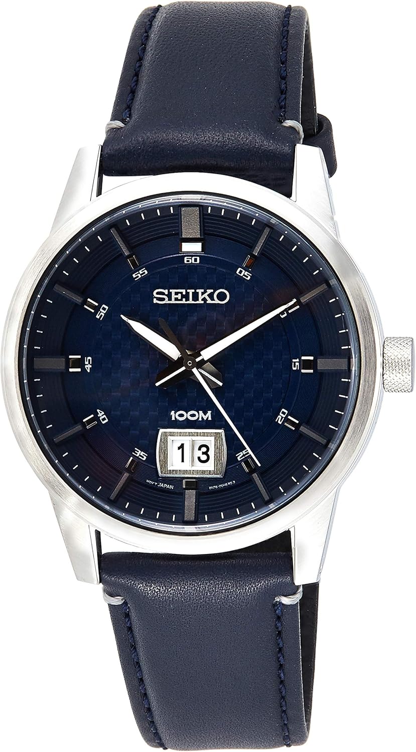 seiko quartz blue dial