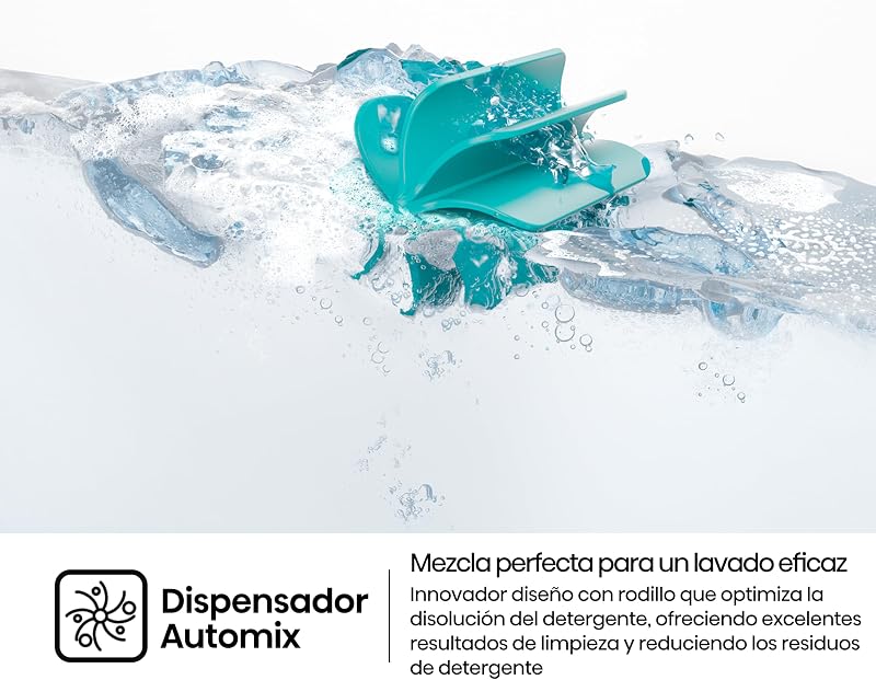 WD1I9042BTF2 - Máquina de lavar e secar 9 kg/5 kg, 47cm de profundidade, 1400 rpm, 59' Lavagem e Secagem, Dispensador Automix, Programa de Lavagem Automática, Função Anti-rugas, Lavagem a jato pura, Função de vapor a 99,9%, Prata