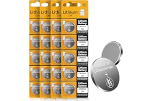 wowpower CR2032 3V Lithium Battery(20pcs)-Coin & Button Cell for Apple Airtag/Car Remote/Key Fobs/Glucose Monitor/Candles/Watches/Scales/Doorbell/Intelligent Sensors/3Volt 2032 Battery Replacement