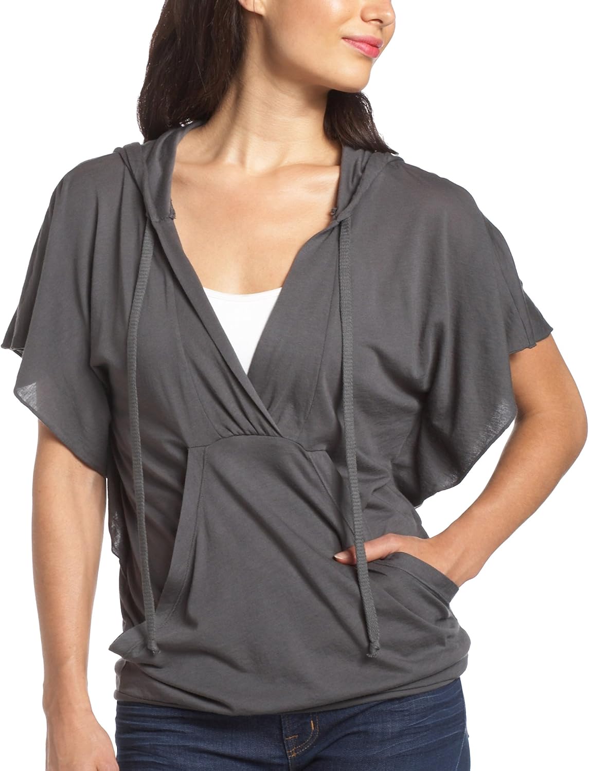 Splendid Women's Vlj Batwing Hoodie: Amazon.co.uk: Clothing