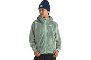 THE NORTH FACE Girls' Osito Full Zip Hoodie | Fleece Hooded Jacket With Hand Pockets & Durable Ribbed Collar