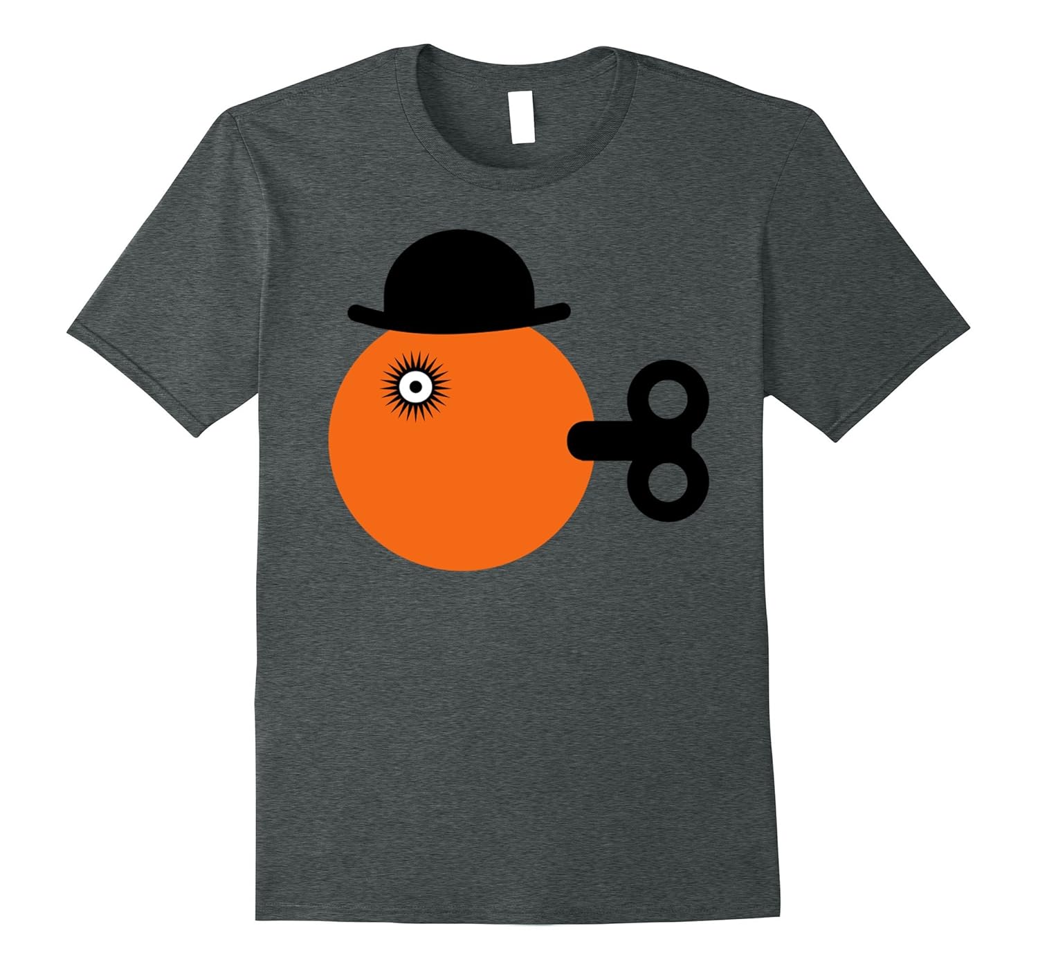 Orange Clock Funny Horror Shirt-T-Shirt