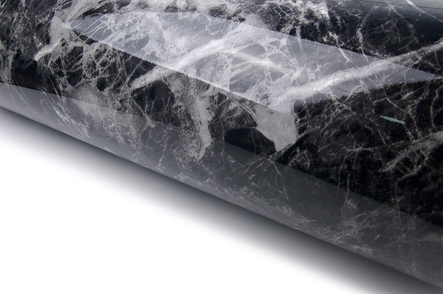 VERY BERRY STICKER Marble Peel and Stick Wallpaper (Black, 61 x 200cm) Premium Vinyl Wrap
