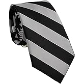 ZENXUS Striped Ties for Men, 3 inch Regular Ties with Stripes