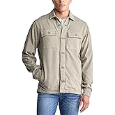 Buffalo David Bitton Men's Shirt Style Shacket Jacket, Army Green 2 Pocket, Small