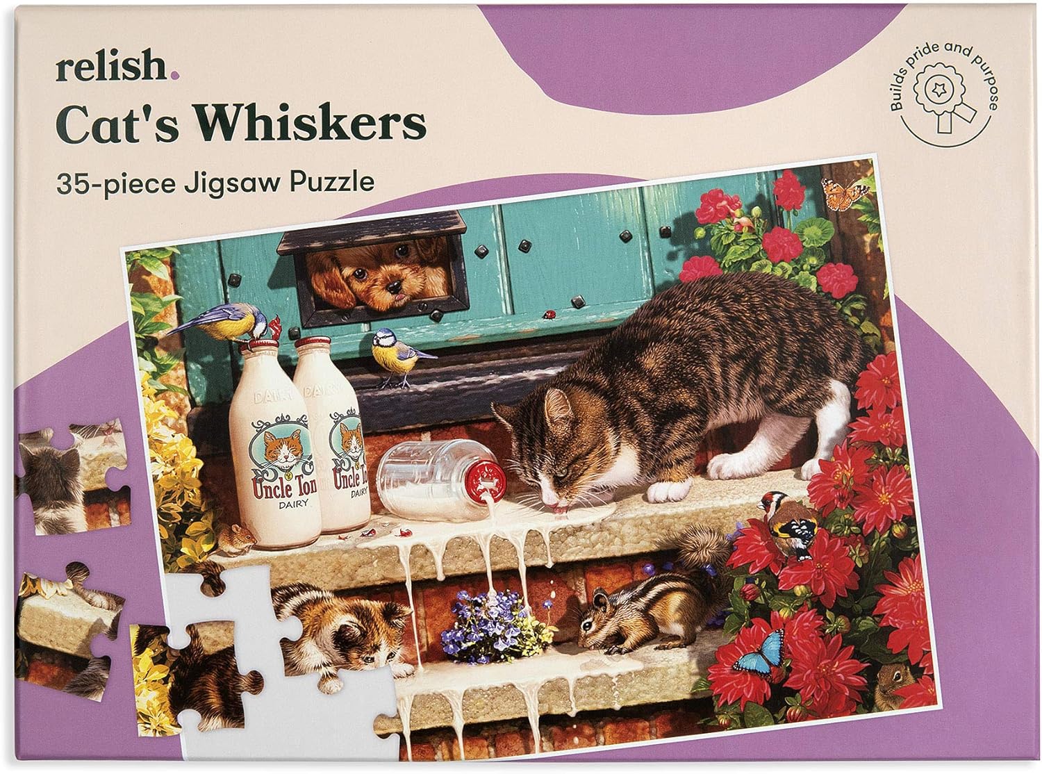 Relish 35 Piece Cat’s Whiskers Dementia Jigsaw Puzzle Dementia Activities & Puzzles for People
