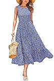 STYLEWORD Womens Summer Dresses Casual Sleeveless