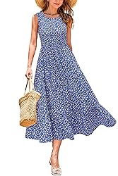 STYLEWORD Womens Summer Dresses Casual Sleeveless