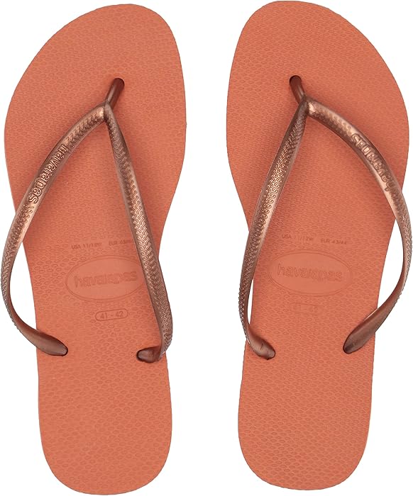 orange havaianas flip flops