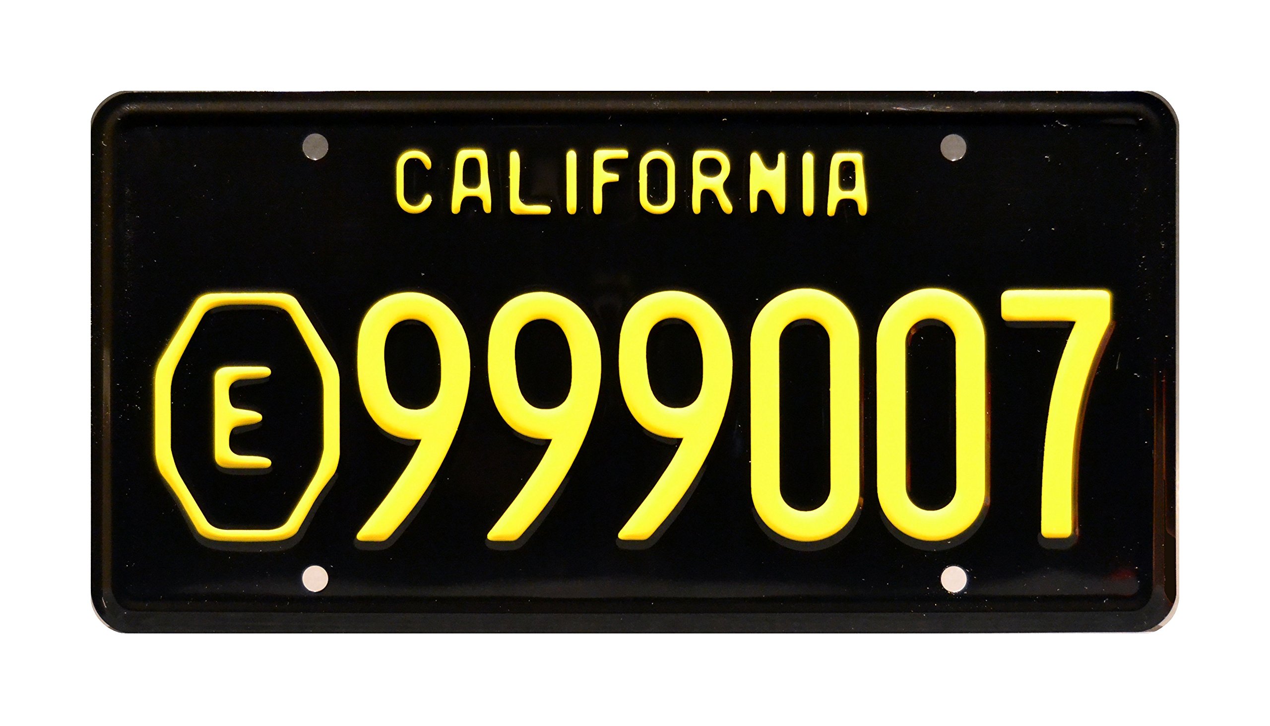 Celebrity Machines Emergency TV Show | E999007 | Metal Stamped License Plate