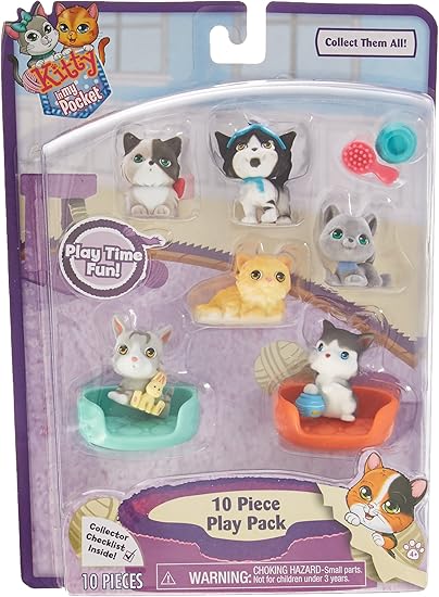 Amazon Com Puppy In My Pocket Kitty En Mi Bolsillo Cifras Toys Games