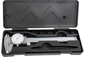 HFS(R) 0-6" Carbon Steel 4 Way Imperial Dial Caliper .001" Shock Proof