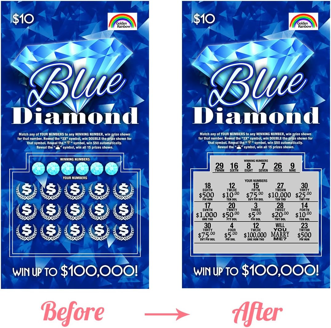 Great Marriage Proposal Idea 2 Pack Will You Marry Me Proposal Fake Lottery Tickets Scratch Off Cards Party Games Activities Toys Games Gellyplast Com