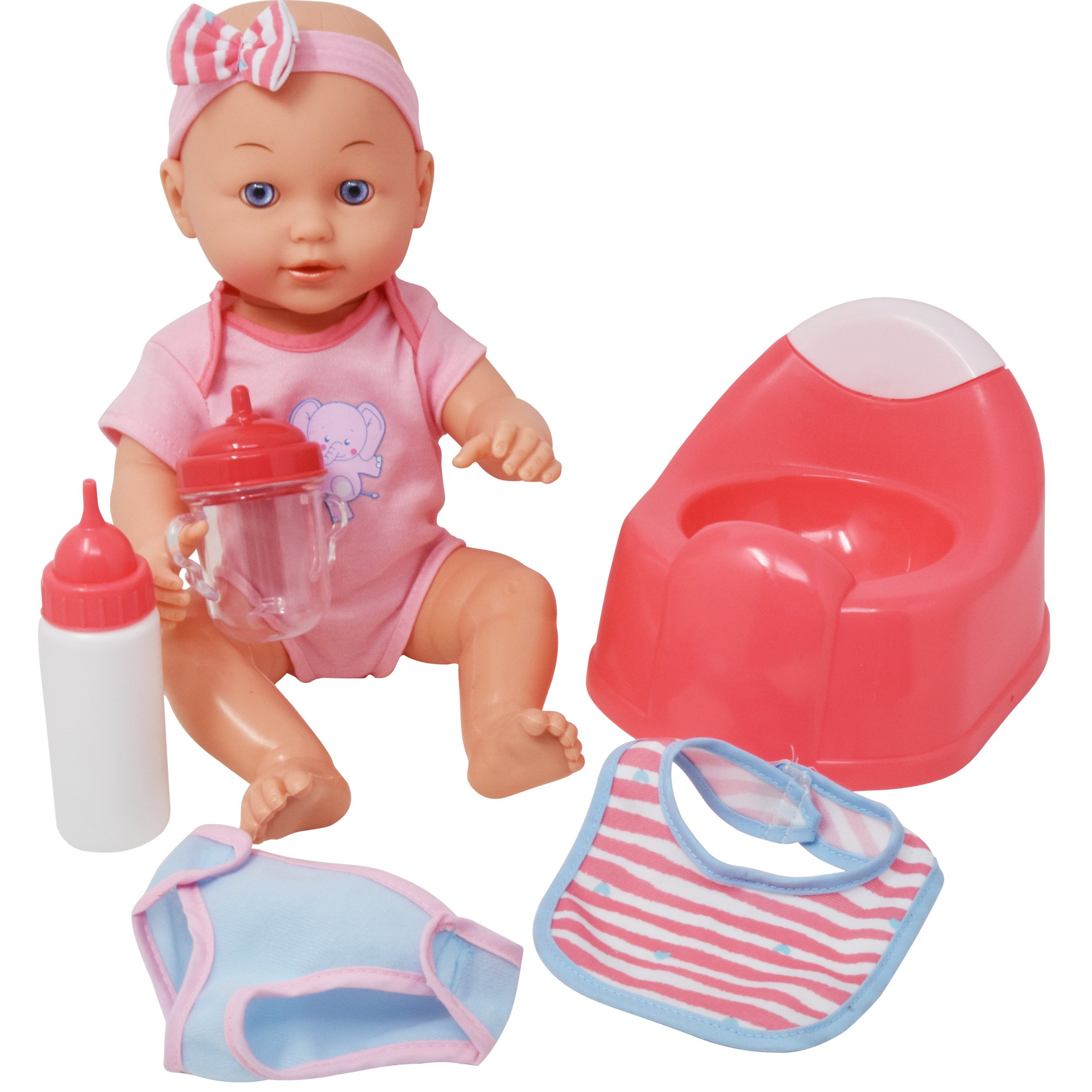 Baby Born Lifelike Doll Interactive Drink Wet Training Potty Kids