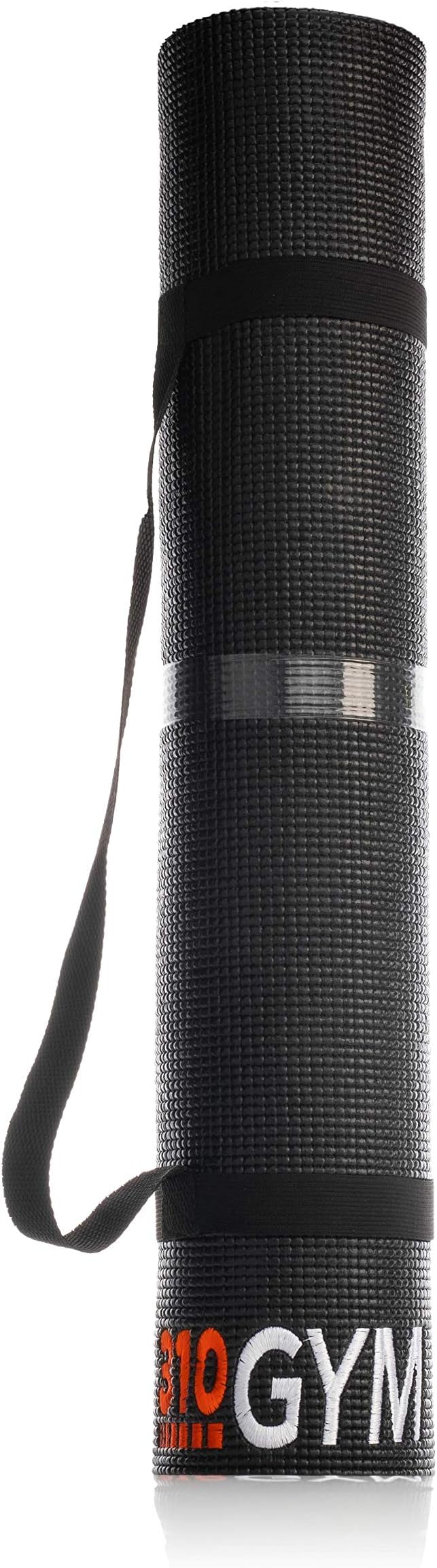 310 Yoga Mat - Eco Friendly Non-Slip Fitness mat with on-The-go Straps for All Types of Yoga, Floor Exercises, and Pilates, 1/4 inch Thick (173 cm x 61 cm x 0.6 cm)