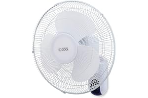 Commercial Cool 16 inch Wall Fan with Remote, White (CCFWR16W)