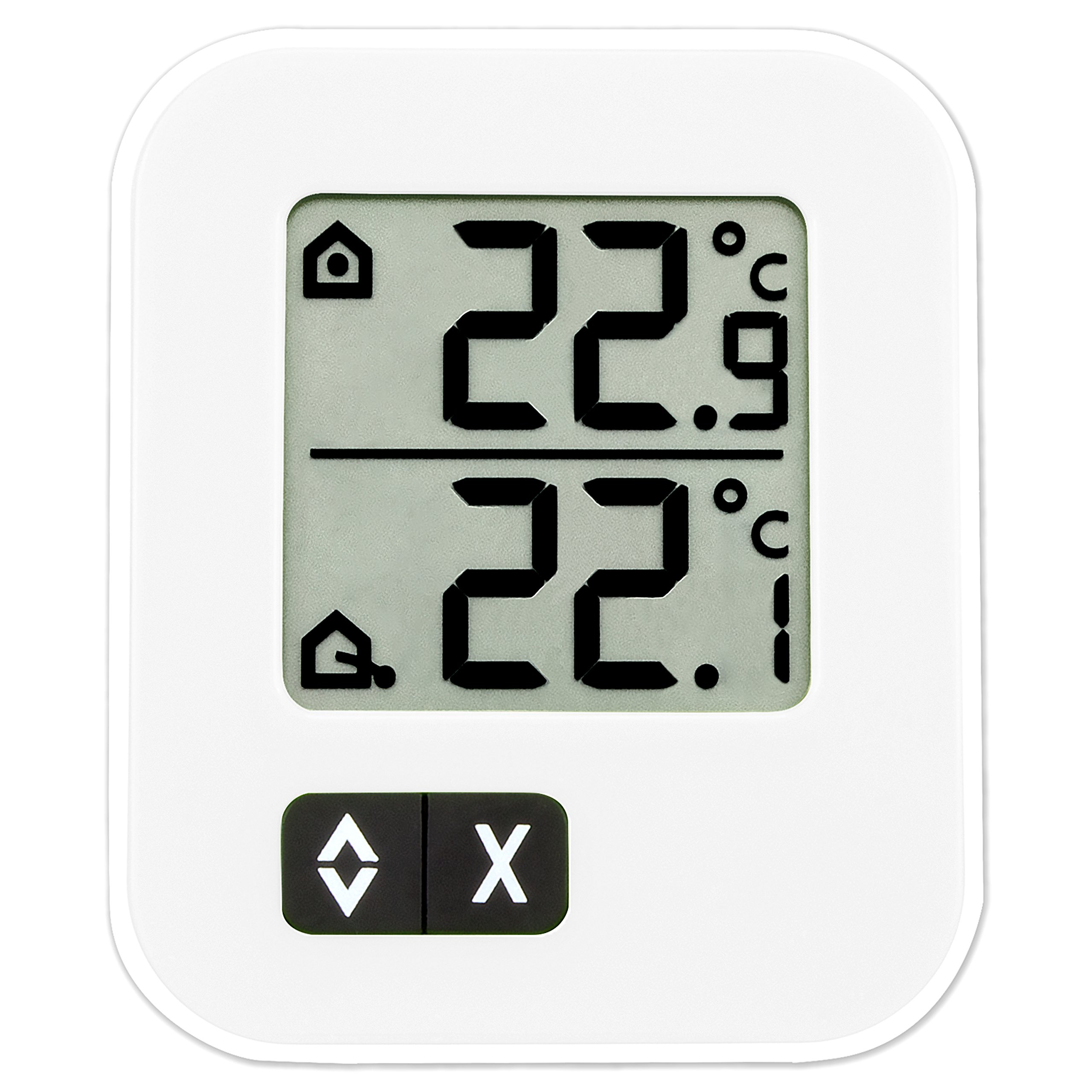 TFA Dostmann 30.1043.02 Digital Maximum-Minimum Thermometer White