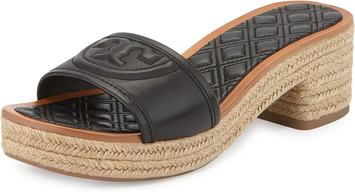 tory burch quilted flat espadrille
