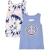 The Children's Place Girls' Sleeveless Graphic Tank Tops