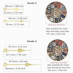 TIKROUND 12888 Quartz DIY Wall Clock Movement