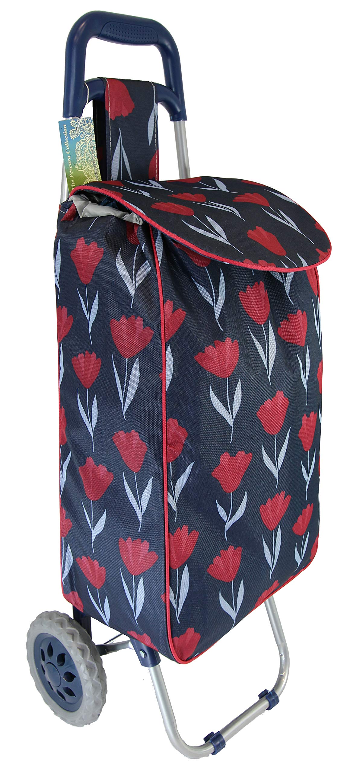 Buy Large Shopping trolley. Modern Animal Prints. Pull push cart