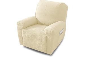 NORTHERN BROTHERS Recliner Chair Covers, Lazy Boy Recliner Covers, Stretchy Cover for Recliner Chairs, Beige