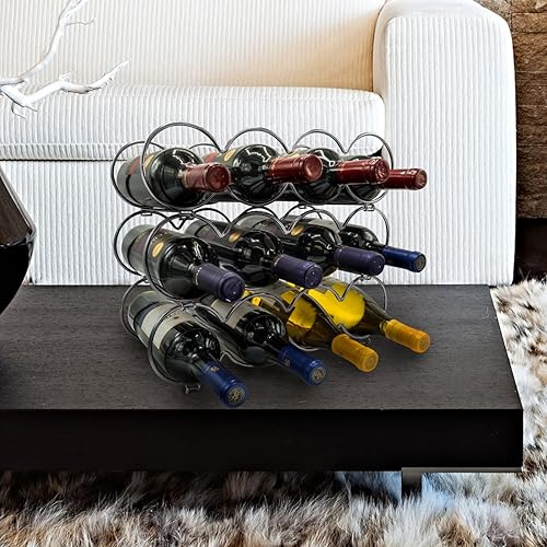 Sorbus Freestanding Wine Rack Sorbus® 3-Tier Stackable Wine