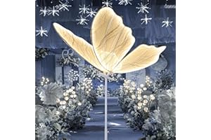 ECGOIOE Wedding Butterfly Floor lamp Creative Butterfly Ceiling Lamp Butterfly Hanging Decoration Props for Wedding Party Events