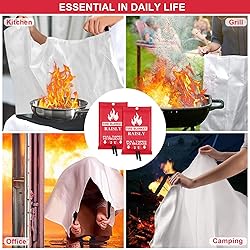 RAISLY Fire Blanket for Home 39'' x 39'' Emergency