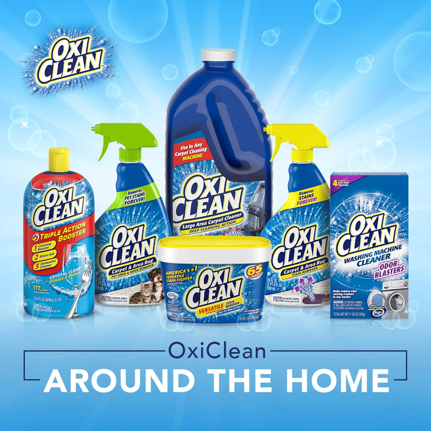 OxiClean Washing Machine Cleaner with Odor Blasters, 4 Count: Health & Personal Care