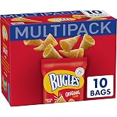 Bugles Original Flavor Crispy Corn Snacks, 0.88 Oz (Pack of 40)