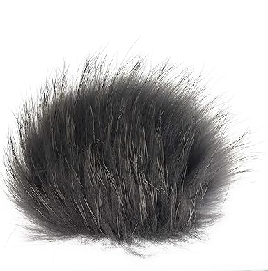 XL Bommel mit Anstecknadel Pelzbommel Fellbommel Pompon Pelz Fell Echtpelz Bommelmütze
