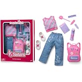 American Girl, AG Sisters School Style Fashion Set, Doll Clothes, for 14.5-inch Dolls, 10 pcs, for Ages 4+ (Amazon Exclusive)