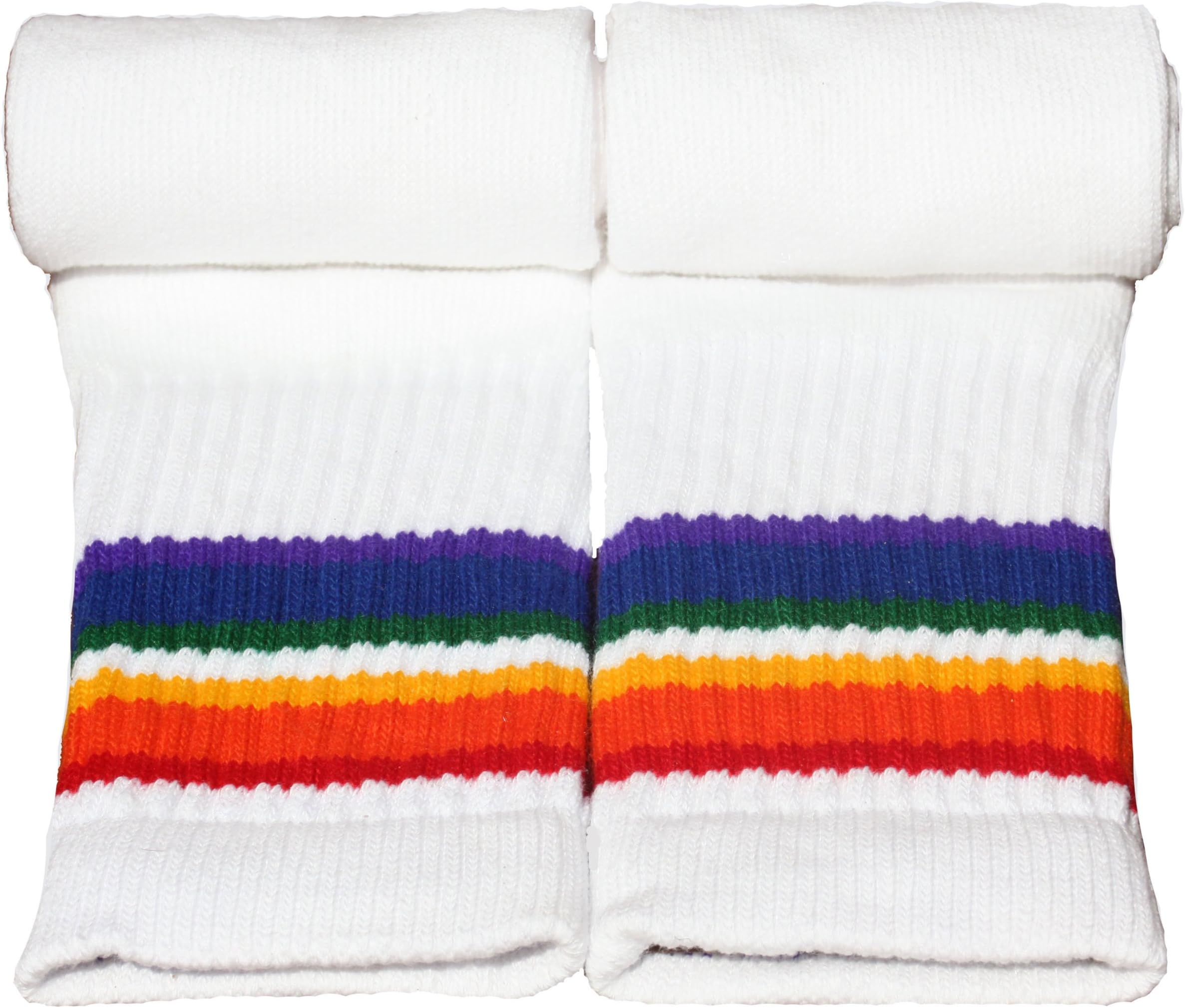 Rainbow 25" Thigh High Tube Socks…