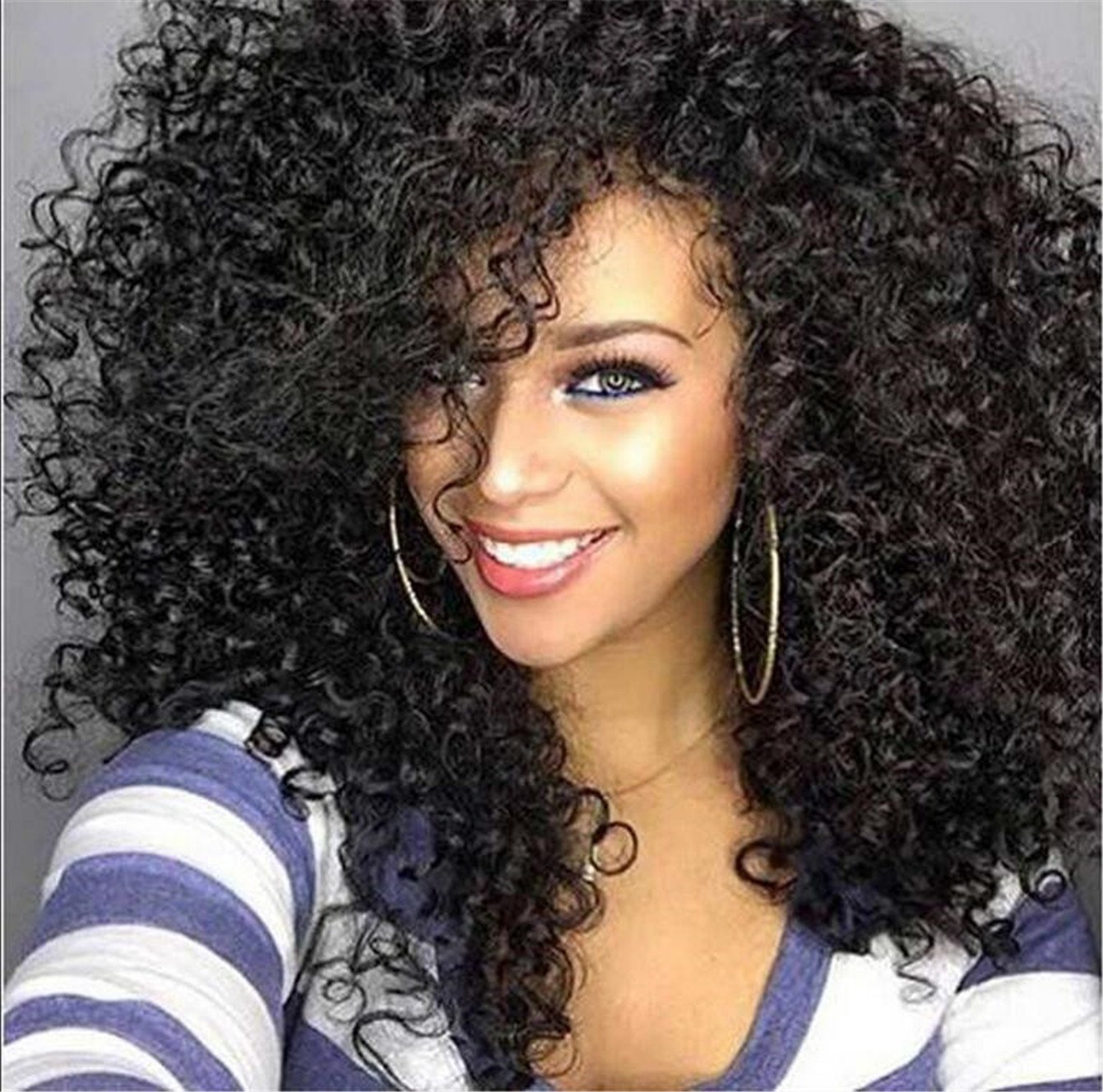 Amazoncom Cool2day Afro Kinky Wig Cheap Synthetic Long Kinky