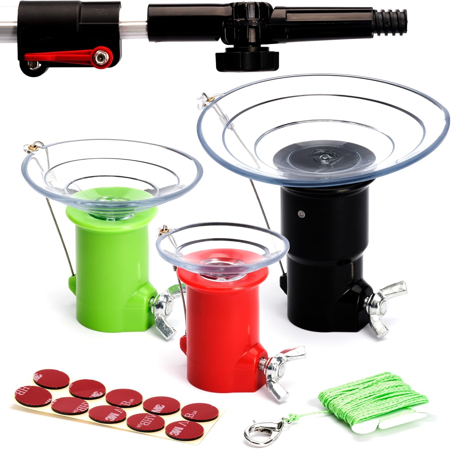 STAUBER Best Light Bulb Changer Kit with Extension Pole - 12 Feet