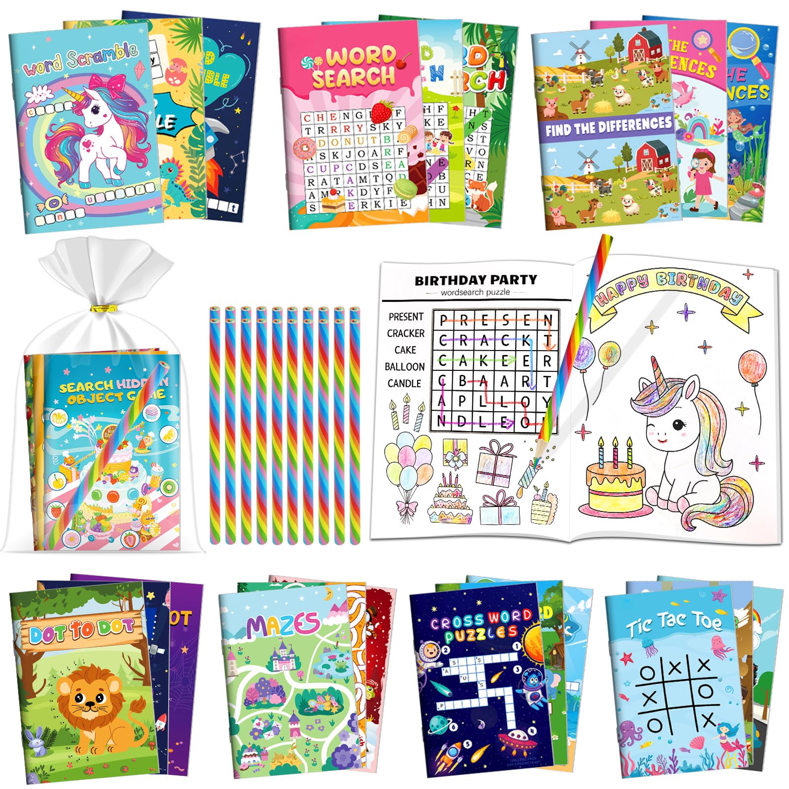LIKYMO 24 Pack Colouring Books for Children, Mini Colouring Books Party Favours, Activity Educational Class Prizes, Birthday Return Gifts, Easter Party Bag Fillers for Kids Ages 3+ (Regular 24) โ image 1