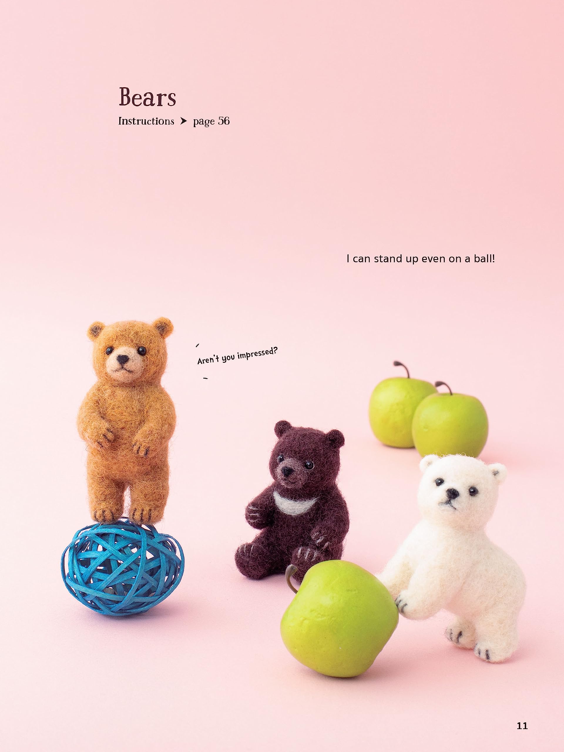 Irresistible Felted Baby Animals: Needle Felted Cuties from Puppies to Pandas (with Actual-Sized Diagrams)