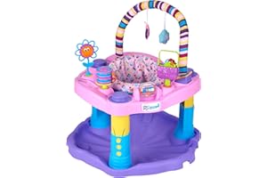 Exersaucer Bounce and Learn Sweet Tea Party, Pink/Purple/Yellow