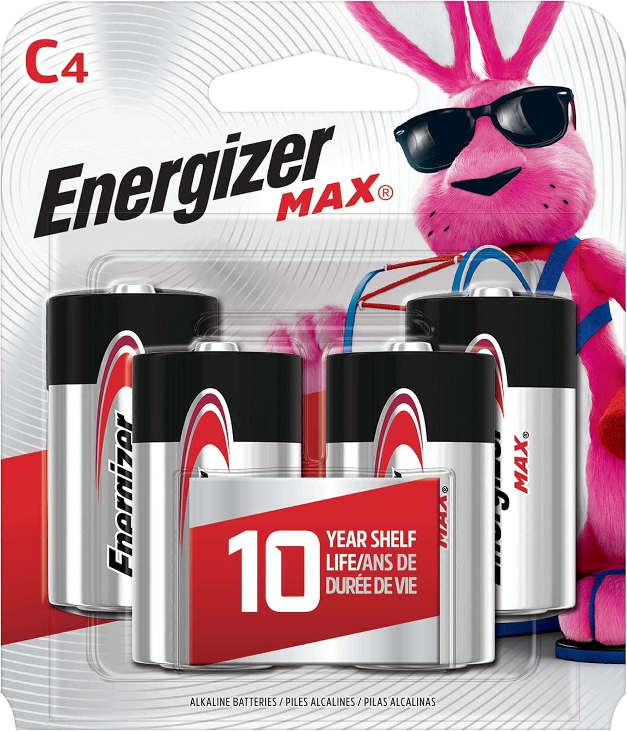 Energizer Max C Batteries, Premium Alkaline, 4 Ct, Packaging May Vary: Health & Personal Care
