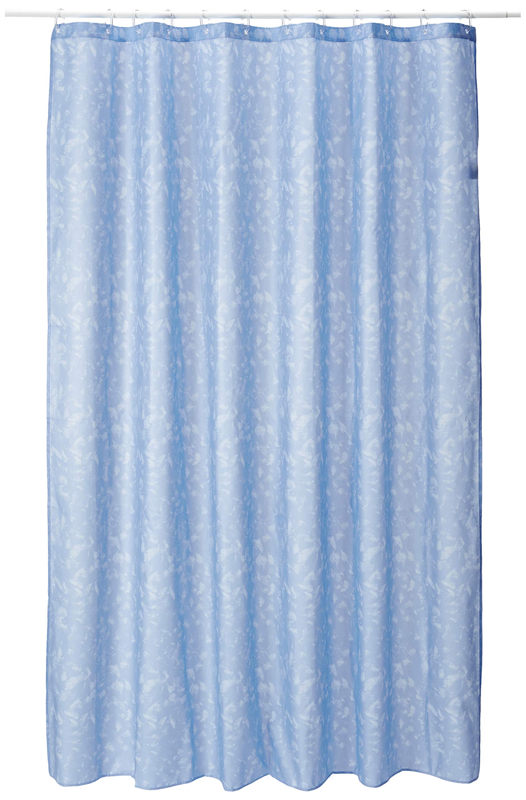 Spirella Textile Curtain Fine Sky 180 x 200 1233959, White, Standard