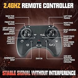 BEZGAR Drones for Kids | 2.4GHZ RC Plane, Spider