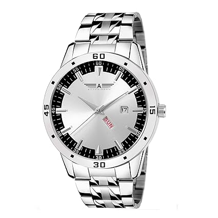 Allisto Europa AEH-162 Black Day & Date Display Analog Watch - for Men