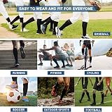 DRESHOW Compression Socks for Men Women Multicolor Athletic Running Flight view 4