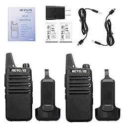 Retevis RT22 Walkie Talkies, Mini 2 Way Radio