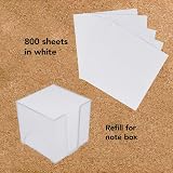 Westcott Note Block White 800 Sheets Refill 9x9 cm FSC Paper 80 g/m² view 2