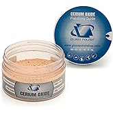GLASS POLISH PRO Cerium Oxide Glass Polishing Powder &ndash; 1.76oz (50g) High-Grade 85% Pure Suspension-Treated Formula, 3.5 Micron for Glass Scratch Removal, Windshield Polishing and Restoration