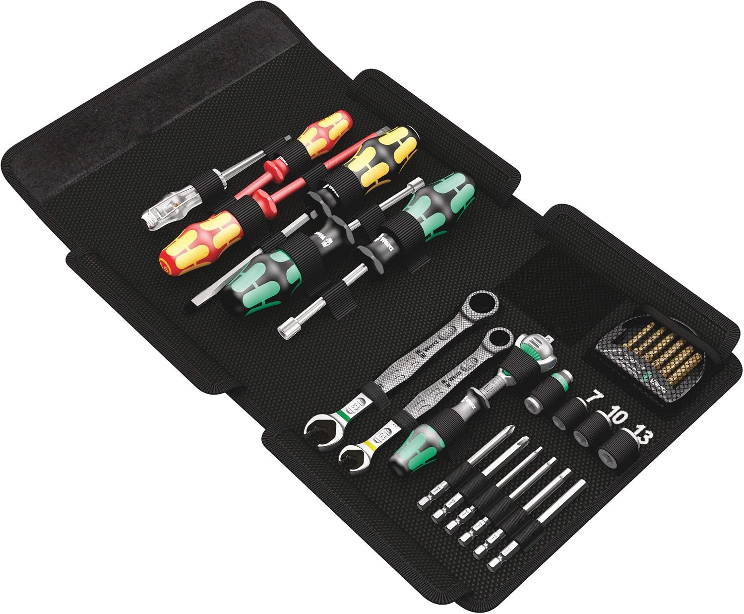 Wera Kraftform Kompakt SH 1 Plumbkit, 25pc, 05135927001 & 967SPKL/9BO Multicolour TX-Key Set, TX8 - TX40, 9pc, 05073599001 - Image 3