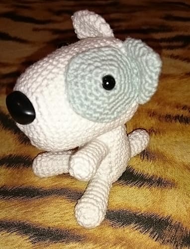 Perro pirata Amigurumi 12 cm. 100% algodón: Amazon.es: Handmade